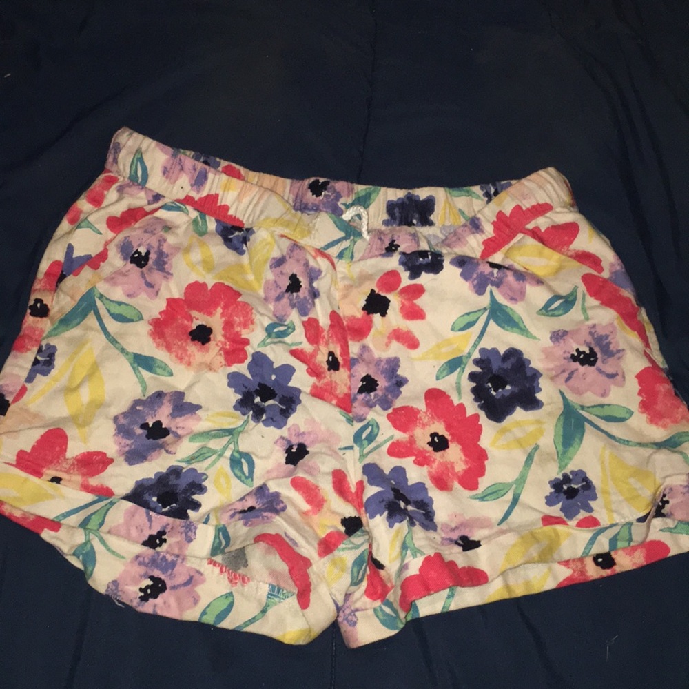 Flower printed shorts